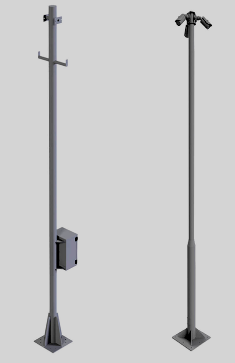 cctv pole manufacturer uae