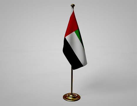 indoor flag pole uae