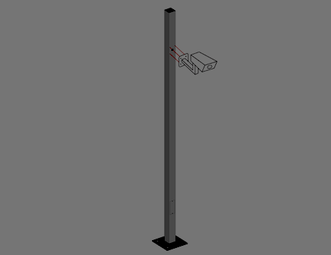 square cctv pole supplier uae