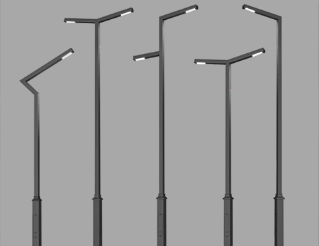  stepped square pole fabricator uae